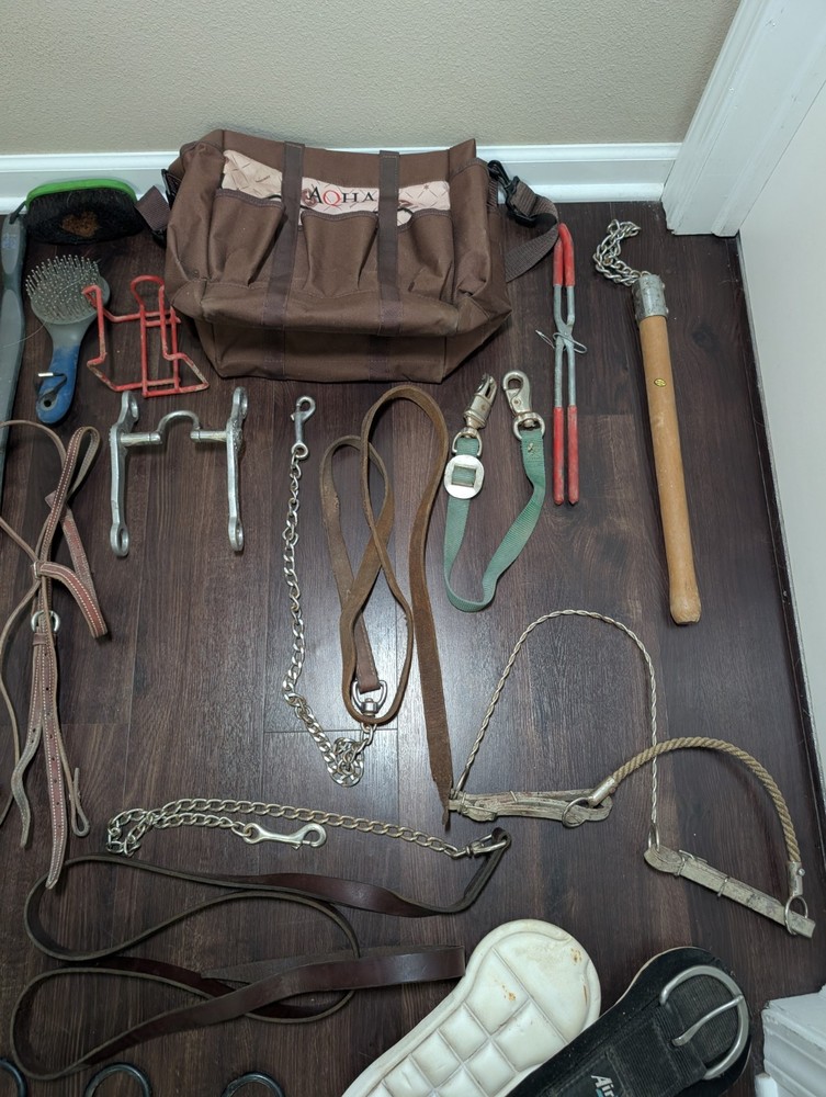 Large Tack Lot Over 30 Items!