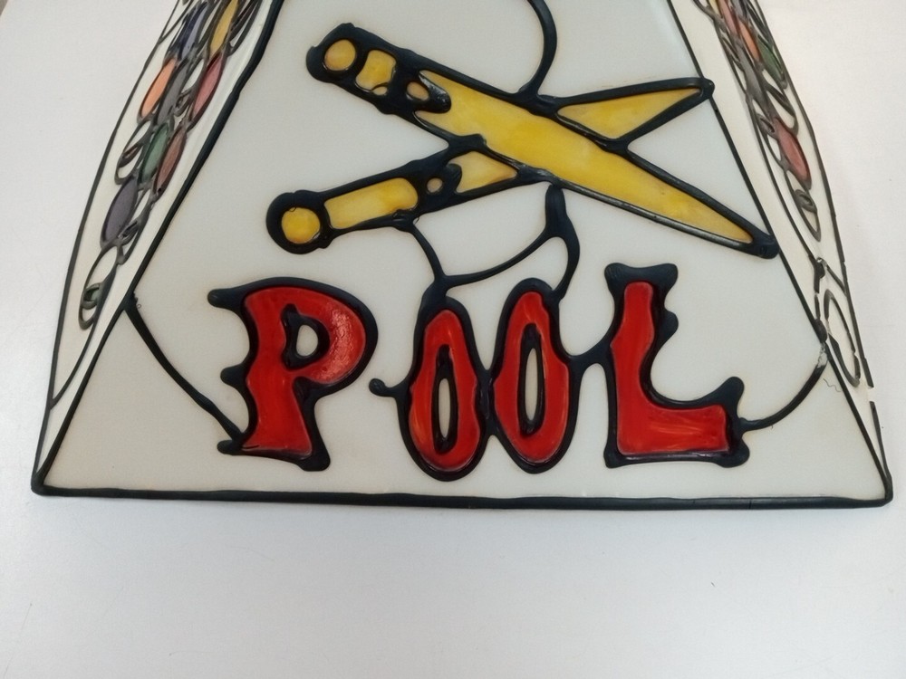 OLD Vintage Pool Table Light LOOK BILLIARDS
