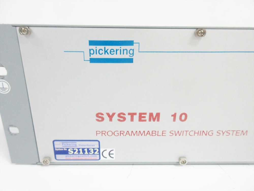 PICKERING SYSTEM 10 PROGRAMMABLE SWITCHING SYSTEM & 10-910A-002 POWER SUPPLY