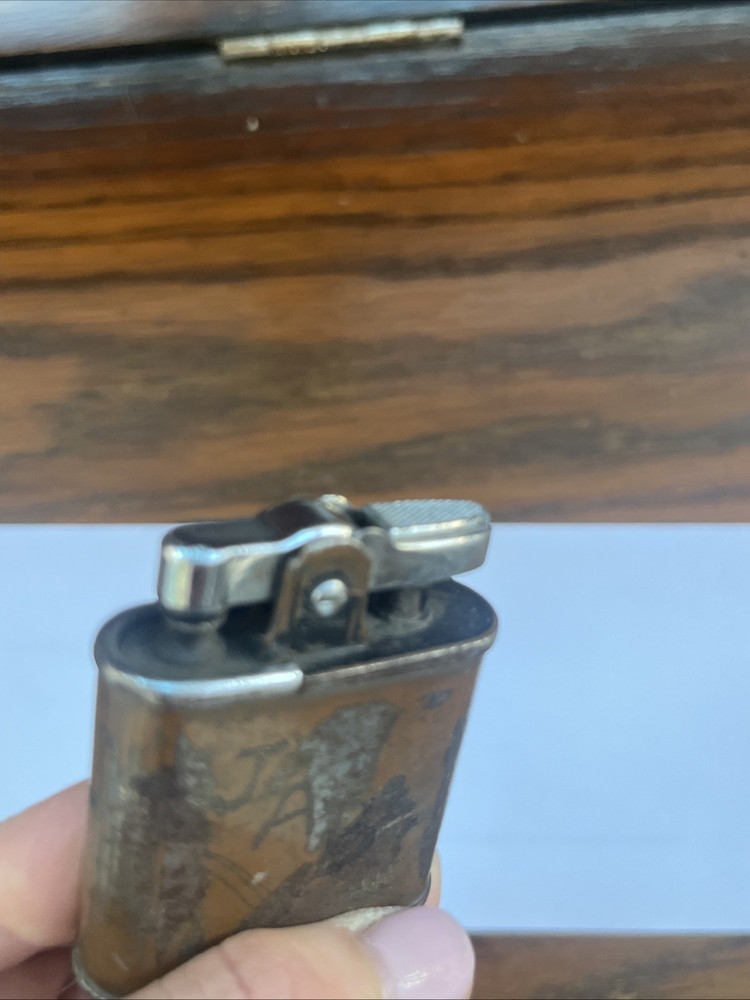 Ronson Lighter Marked 20th AAF and initials JAB Still Sparks (ESTATE MILITARA)