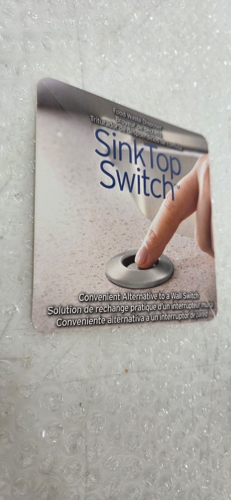 InSinkErator Garbage Disposal Air Switch Kit, Dual Outlet Sink Top Switch Button