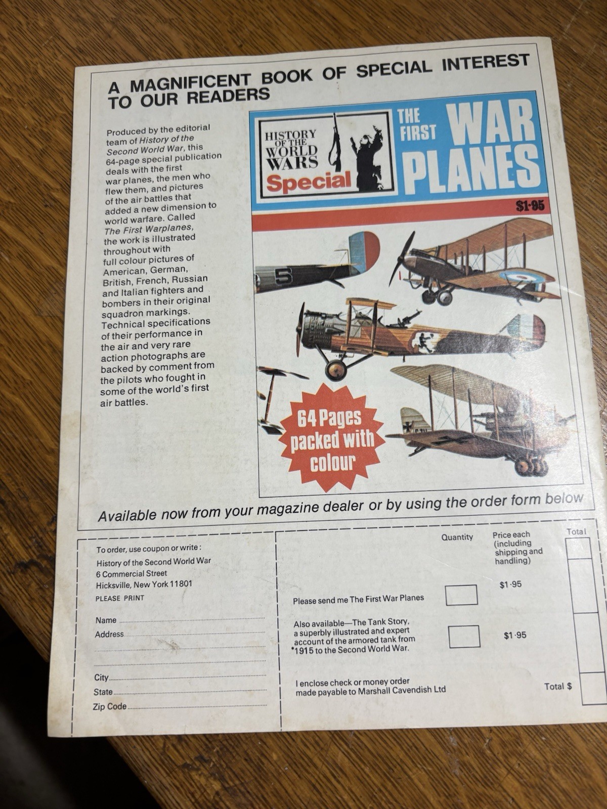 Militaria Magazine History of the Second World War Magazine Used