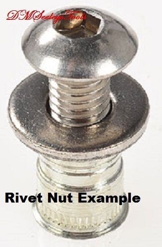 Marson Alcoa with 7 Inch size Mandrels Rivet Nut Thread Setter Fastener Kit with