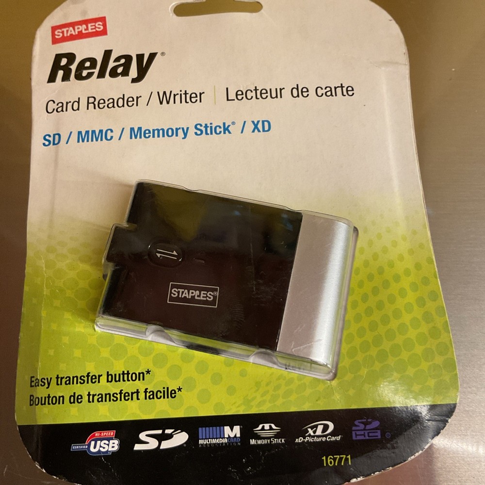 Relay Card Reader/Writer As D/MmC/Memory Stick/XD New In Package