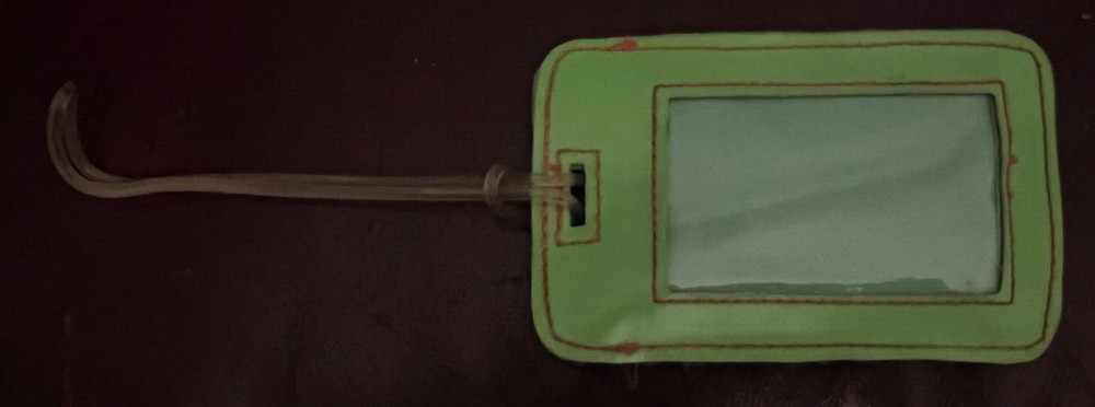 Plastic Luggage Tag surely it must be five o'clock somewhere