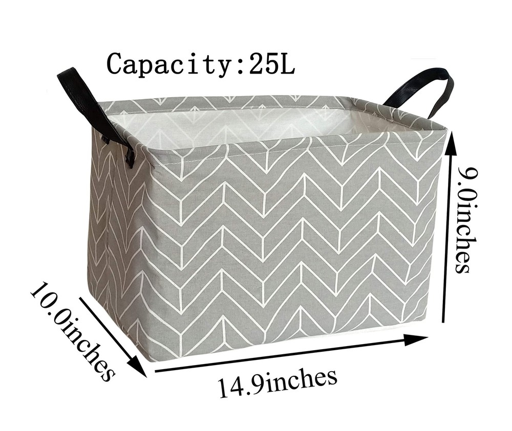 HUAYEE Rectangle Gift Basket Storage Bin Laundry Hamper Storage Organization ...