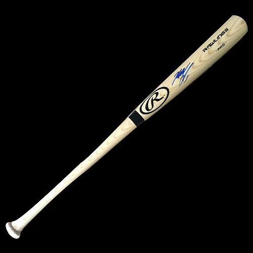 Michael Chavis Autographed Bat - 01