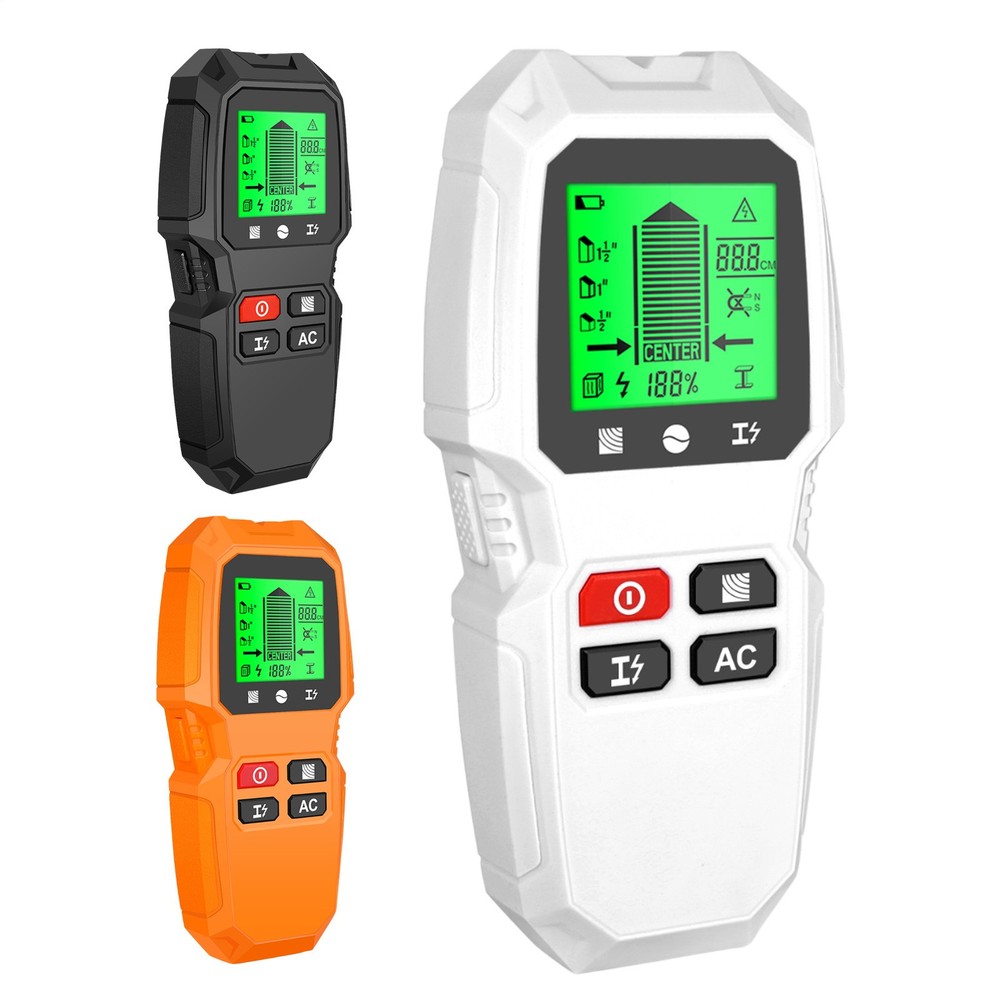 Digital Stud Finder Wood Metal Pipe Wire Wall Sensor Scanner LCD Detector