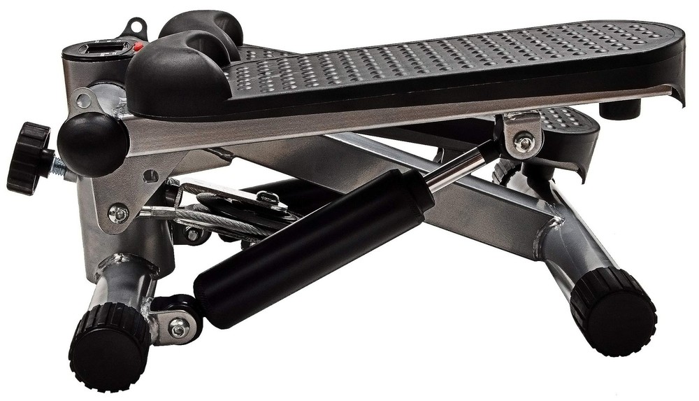 BalanceFrom Adjustable Stepper Stepping Machine with Resistance Bands Gray