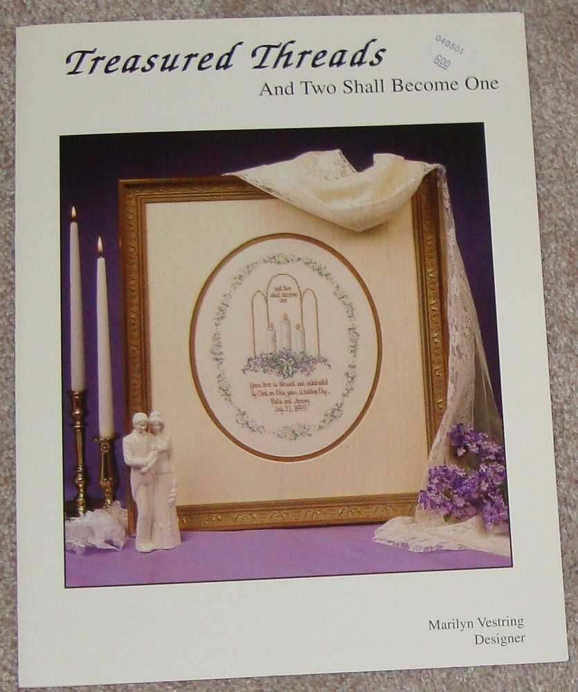 Treasured Threads 'And Two Shall Become One' Counted Cross Stitch Pattern - New