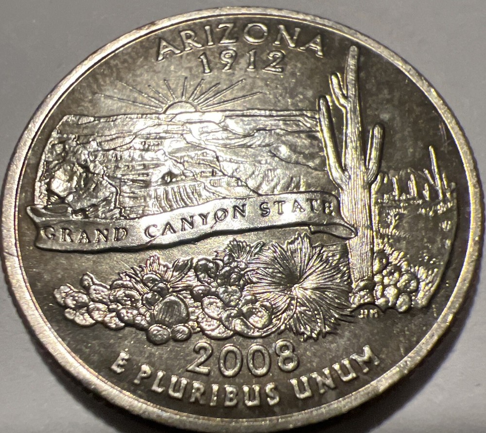 2008 Arizona P State Quarter - BU - Uncirculated