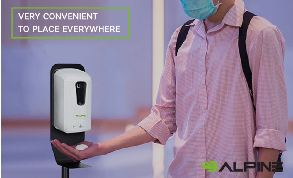 Touchless Automatic Hand Sanitizer Dispenser With Floor Stand NEW 1200ML
