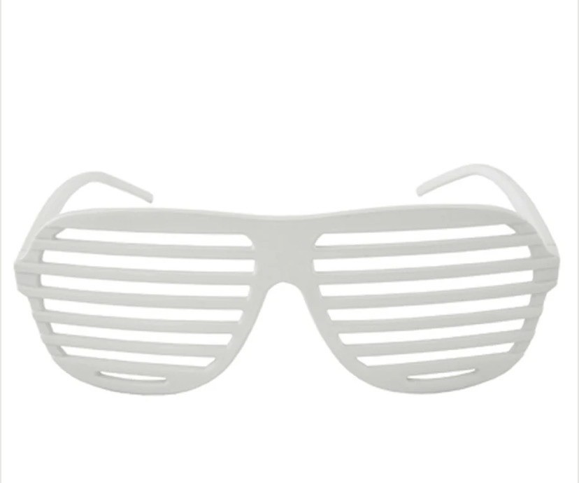 Slat Glasses White