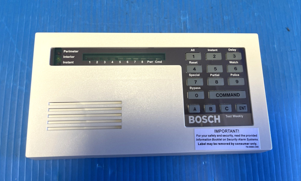 Bosch Radionics D720 Alpha Numeric Command Center Alarm Keypad Annunciator