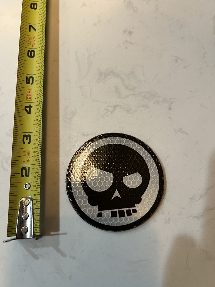 Triple aught design Reflective Skull Patch