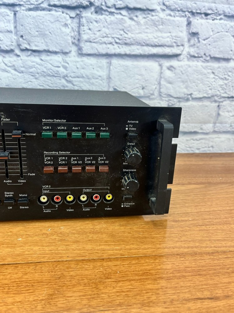 Vintage Rare Audiosource AV-ONE Audio/Video Selector And Processor Equalizer