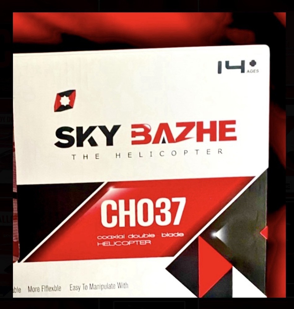 Sky BAZHE 360° Eversion Rechargeable Helicopter Enhanced CHO37 Full 3D Flight