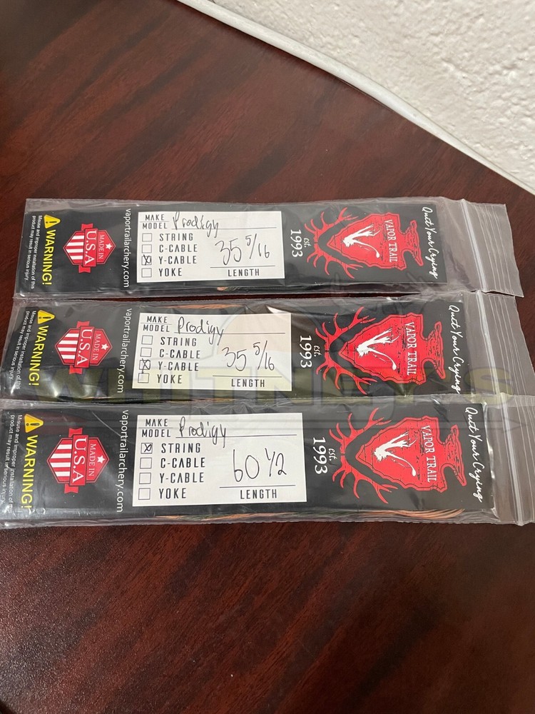 VaporTrail Strings - Bowtech Prodigy - Black/Brown