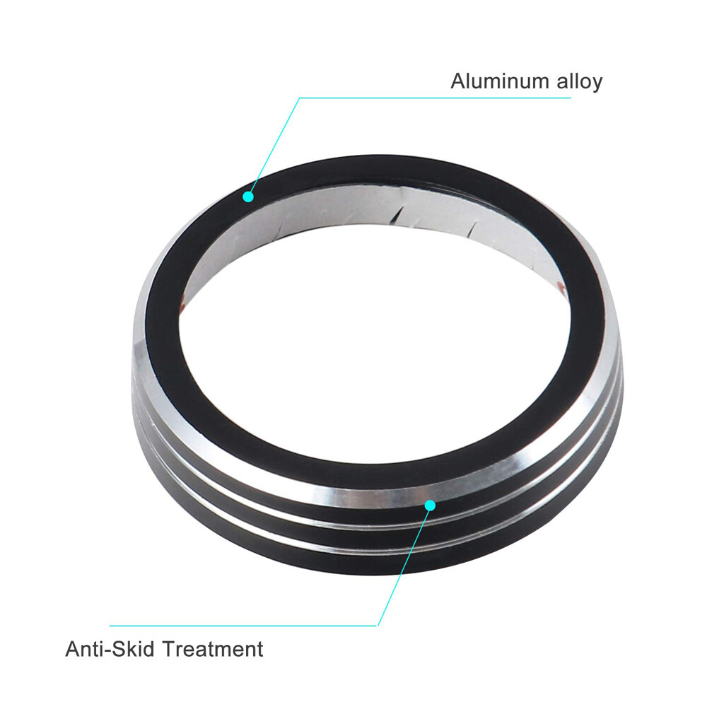 Console Volume Radio AC Knobs Switch Button Cover for Jeep Grand Cherokee 2014+