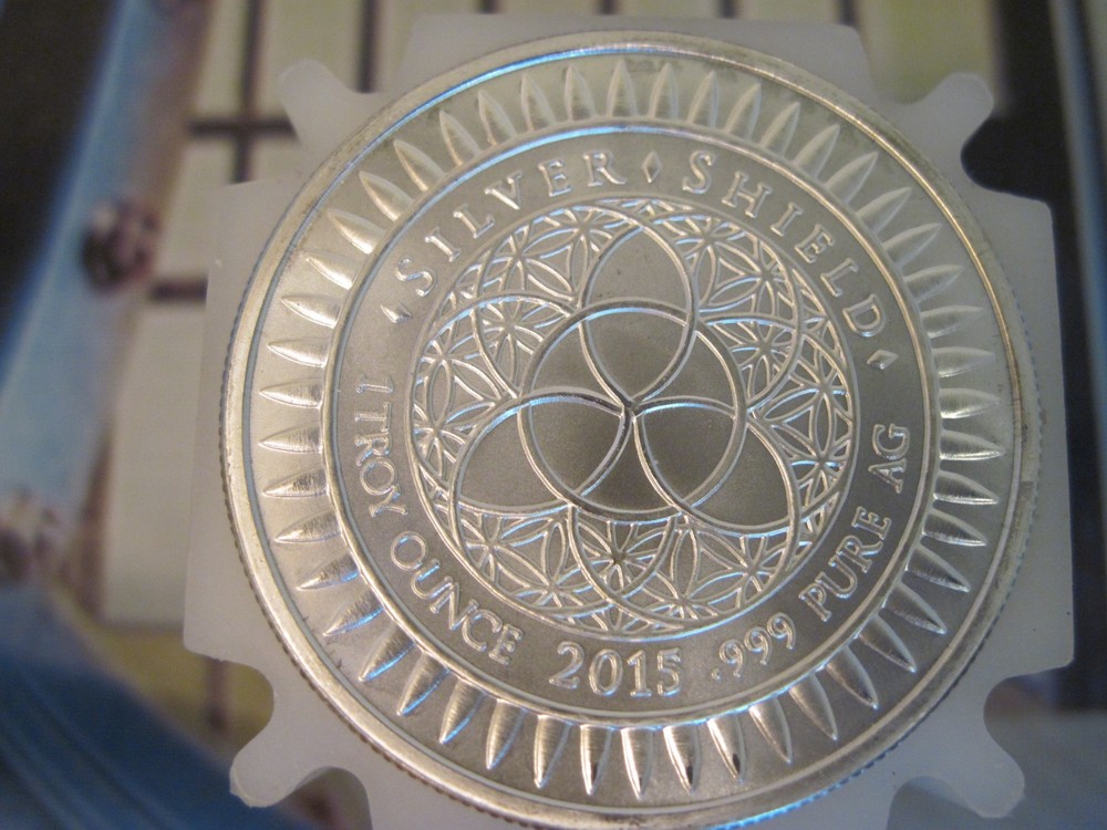 2015 MERICA 1 OZ SILVER SHIELD BU