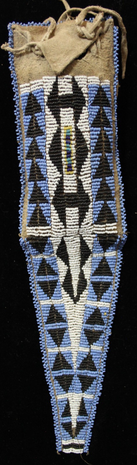 Vintage Beaded Ute Tab Bag