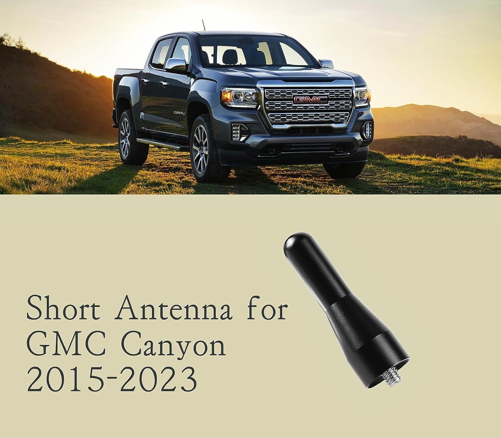 Short Antenna for GMC Canyon Car Replacement Compatible with Black