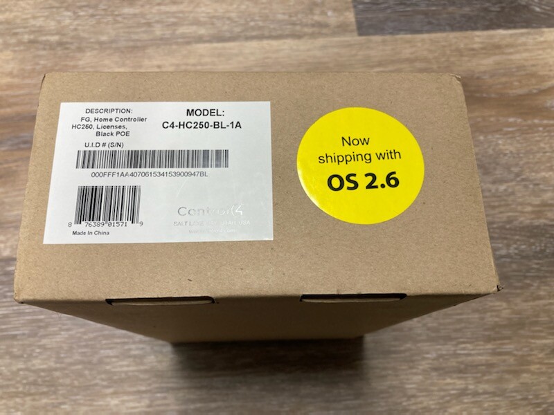 Contro4 C4-HC250-BL-1A Home Controller NEW