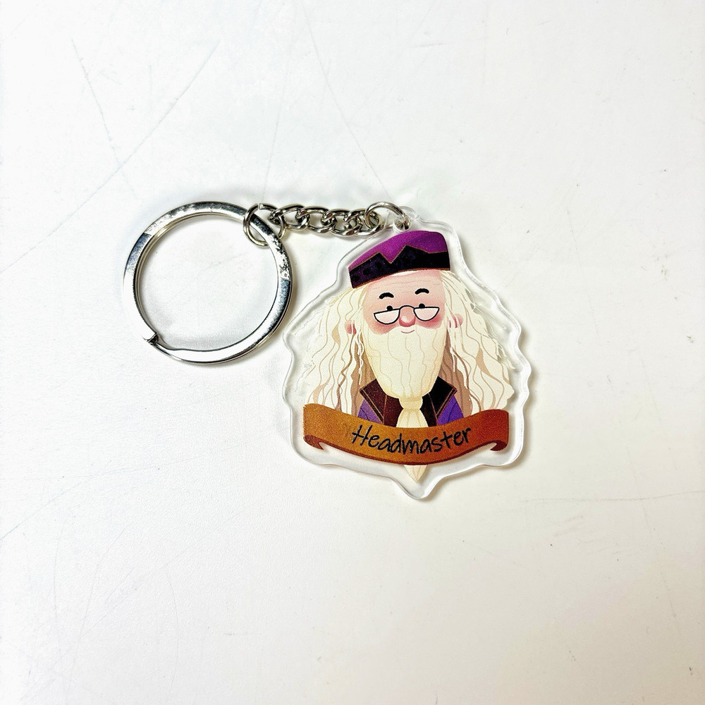Harry Potter HEADMASTER Acrylic Keychain Double-Sided