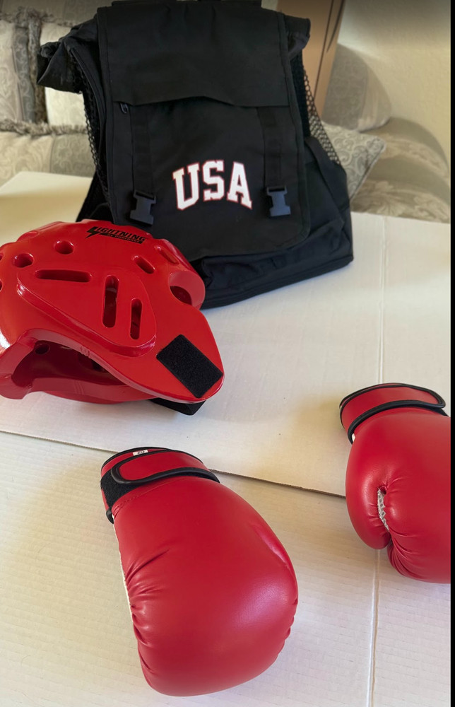 ProForce Lightning Martial Arts Sparring Gear Set - M