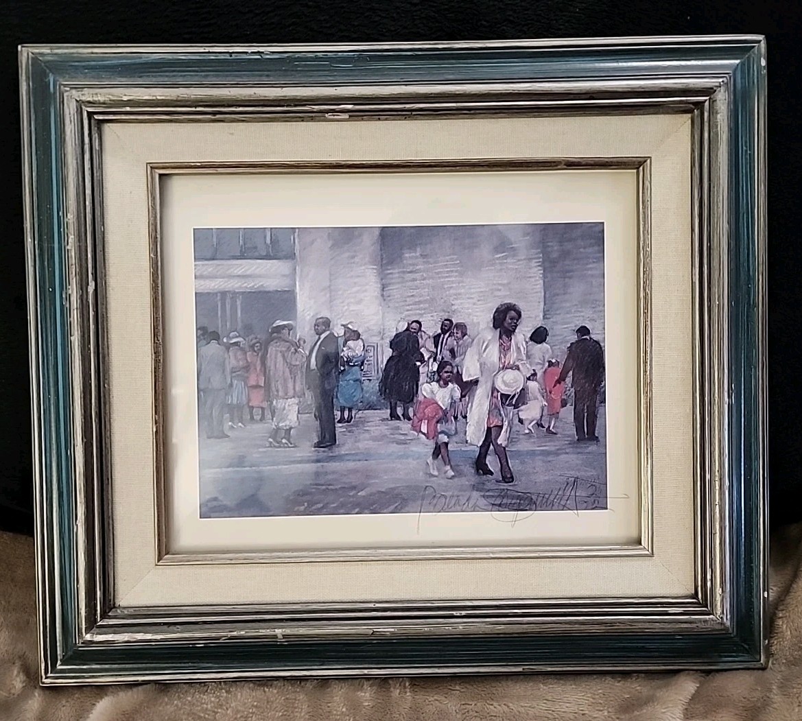 Brenda Joysmith After Service Print Artist Signed Custom Frame