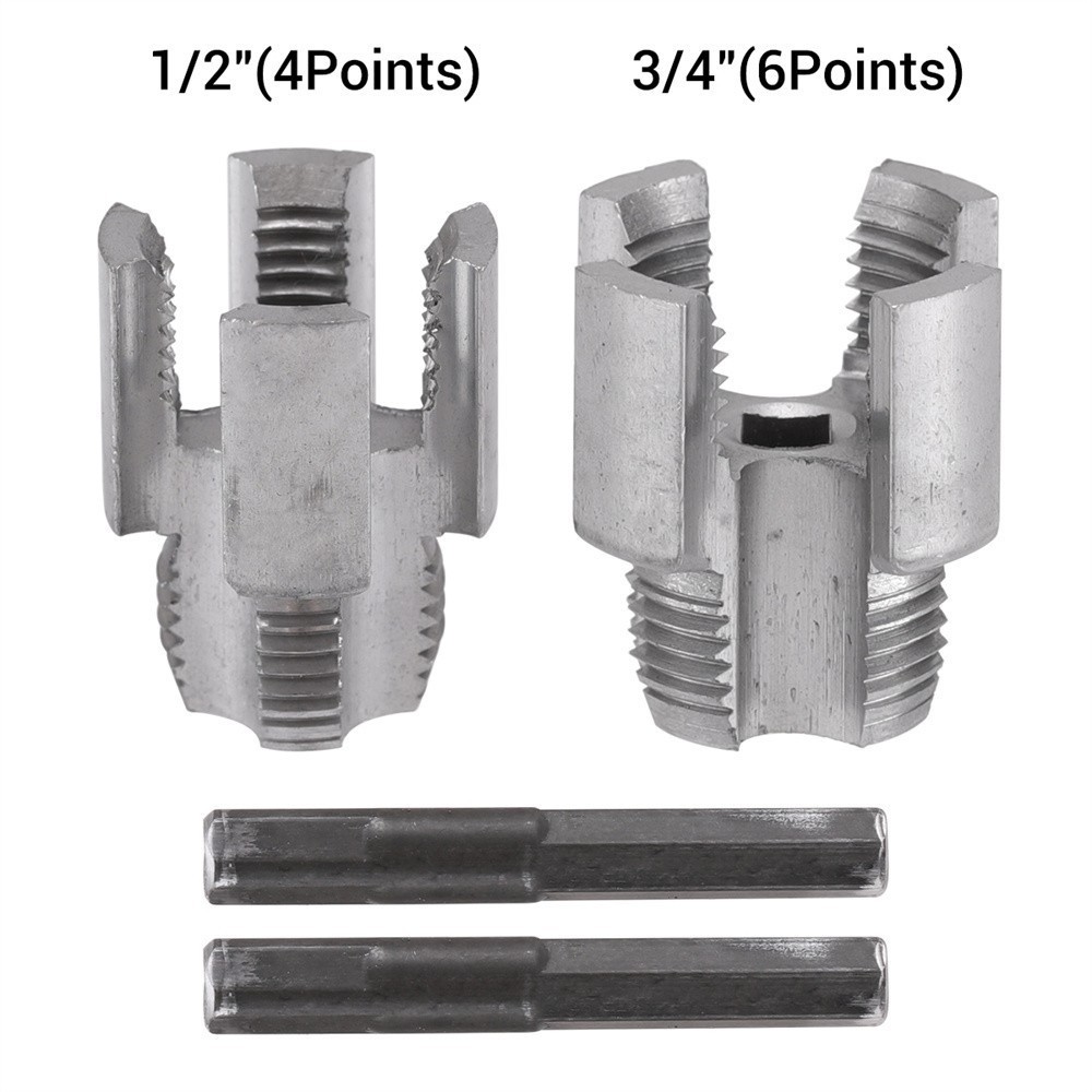 Integrated Internal & External Pipe Threading-Tool, PVC Pipe Threader Kit USA!~~