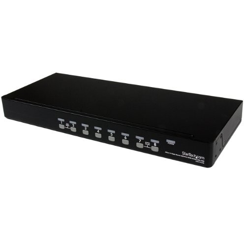 StarTech.com 8 Port VGA KVM Switch - 1U Rack Mount - USB PS/2 KVM Switch with