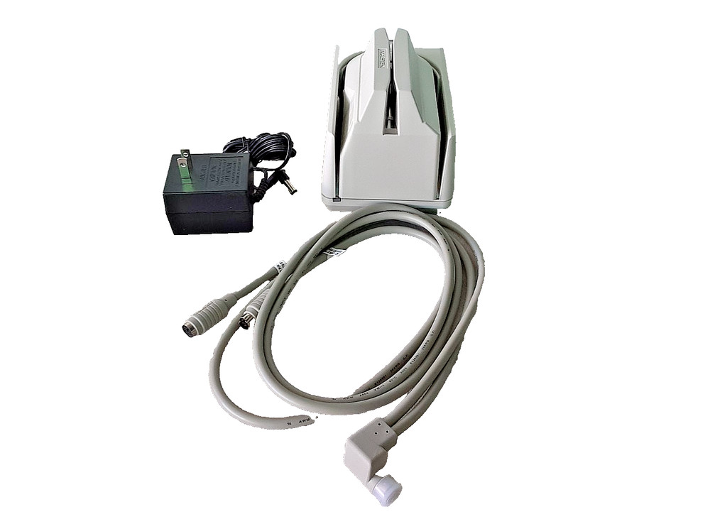 MagTek 22530001 MiniMICR WEDGE Compact Single-Feed POS Check Reader - UNTESTED