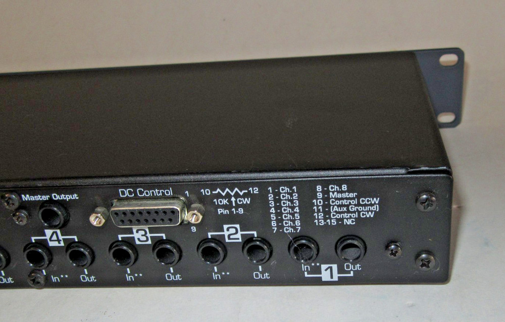 Ashly VCM-88, 8-Channel VCA Matrixing Level Controller - USED