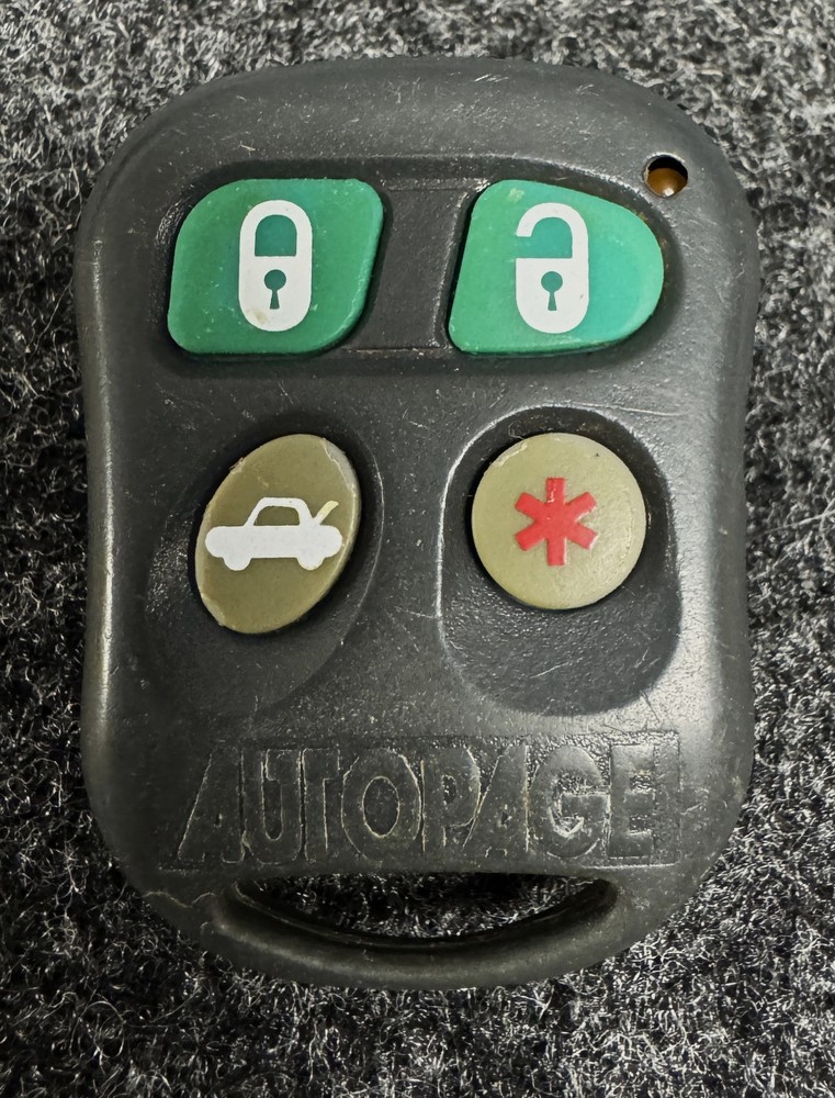 Autopage XT-59 B23AT67 Remote Control missing side button works tests good