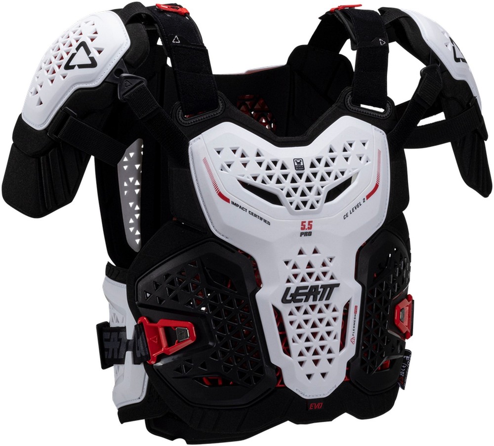 Leatt 5.5 Pro EVO Chest Protector White