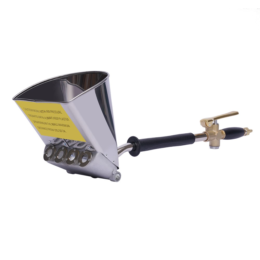 Air Stucco Cement Texture Hopper Sprayer with 4 Jets for Efficient Wall Coating