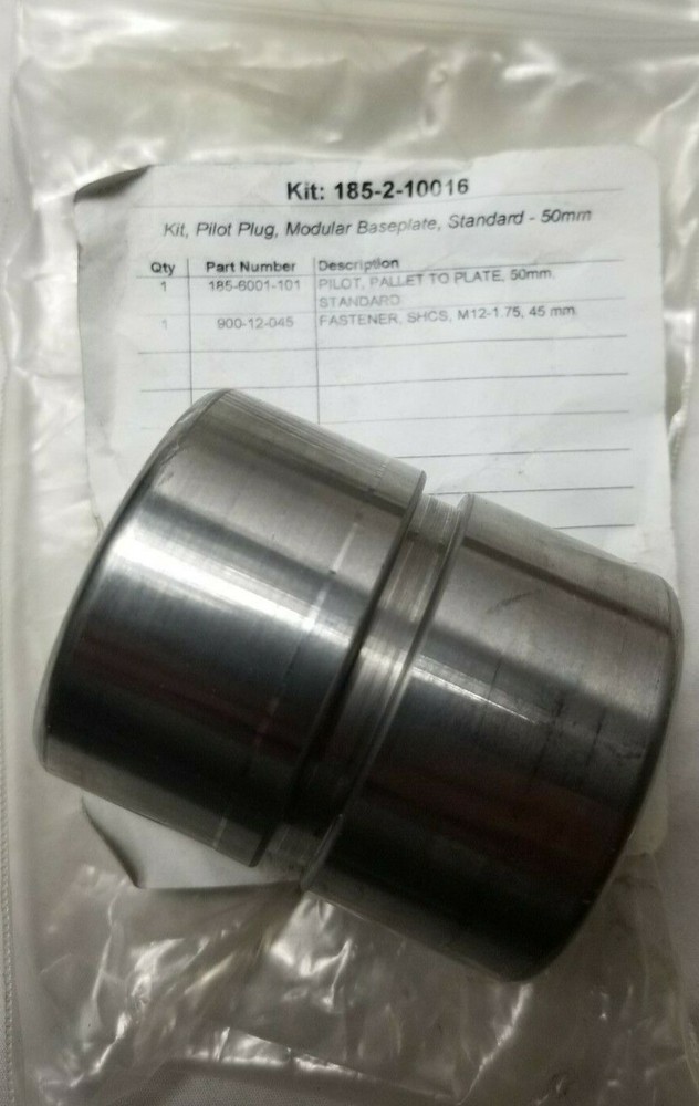 CHICK Workholding Pilot Plug Modular Baseplate Kit 185-2-10016 NEW