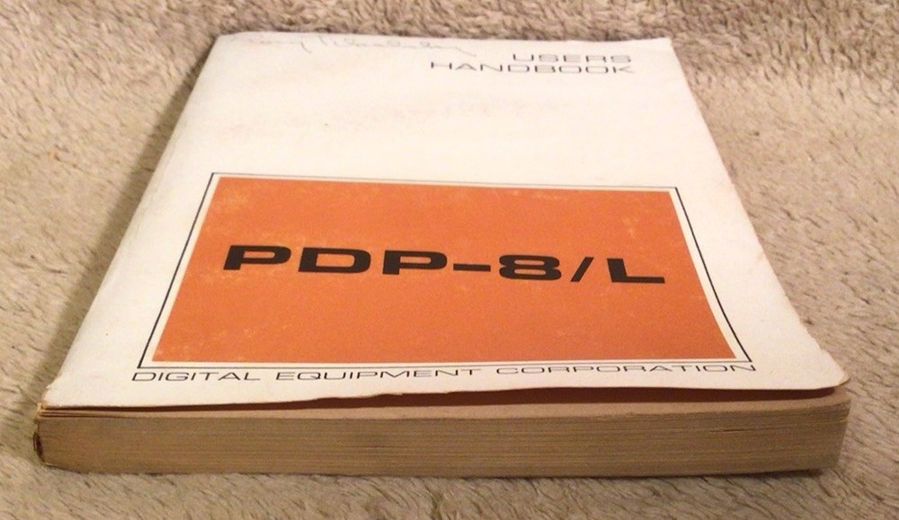 DEC PDP-8/L Users Handbook Original 1968 Digital