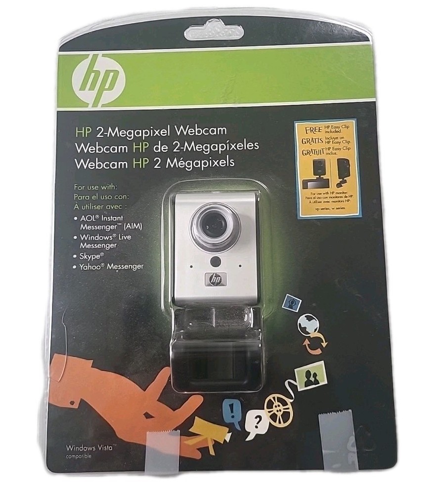 Hewlett-Packard HP 2-Megapixel Webcam (#RZ406AA#ABA)  - F33