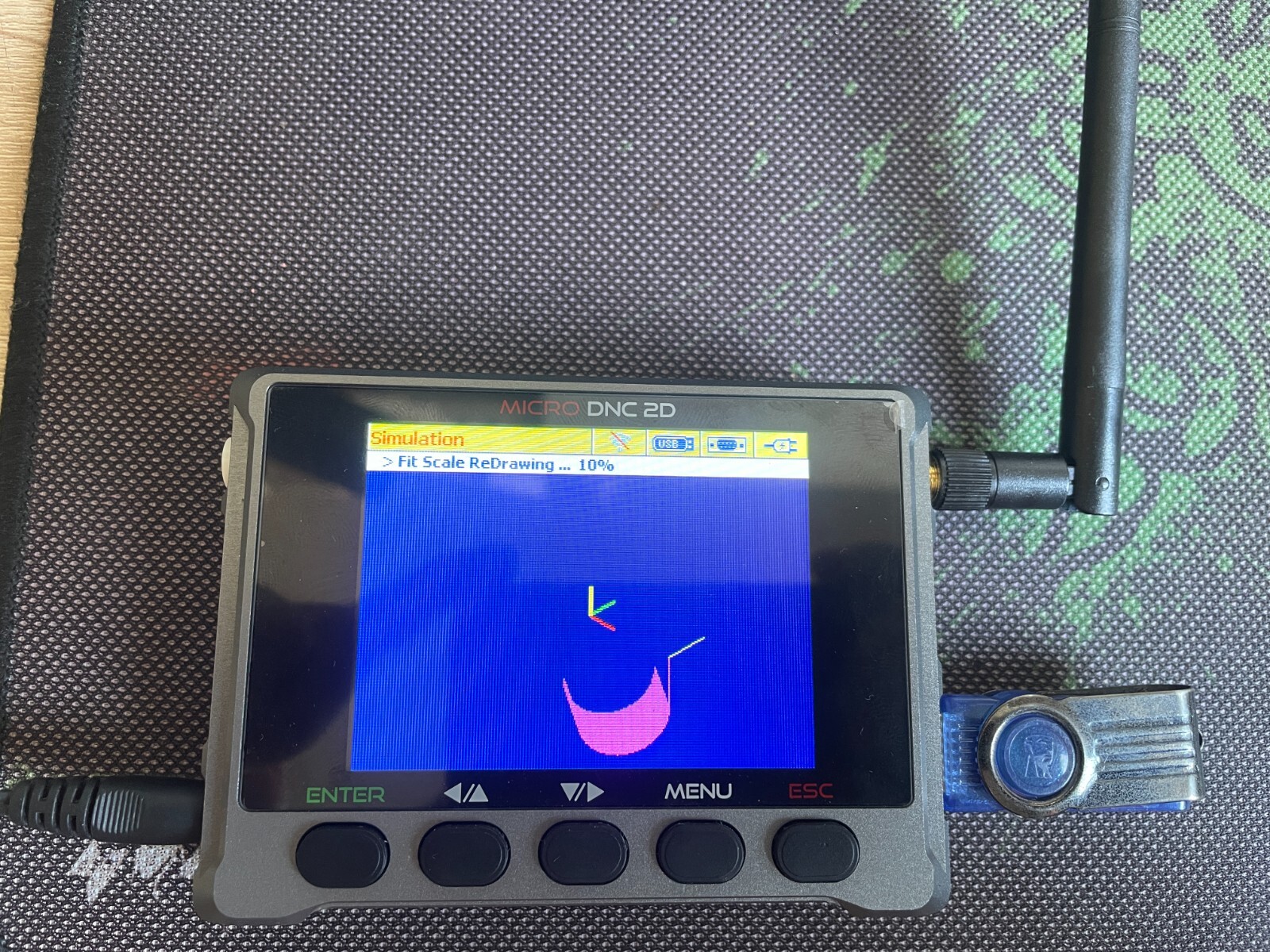 MICRO DNC . Drip feed DNC,USB READER to cnc machine