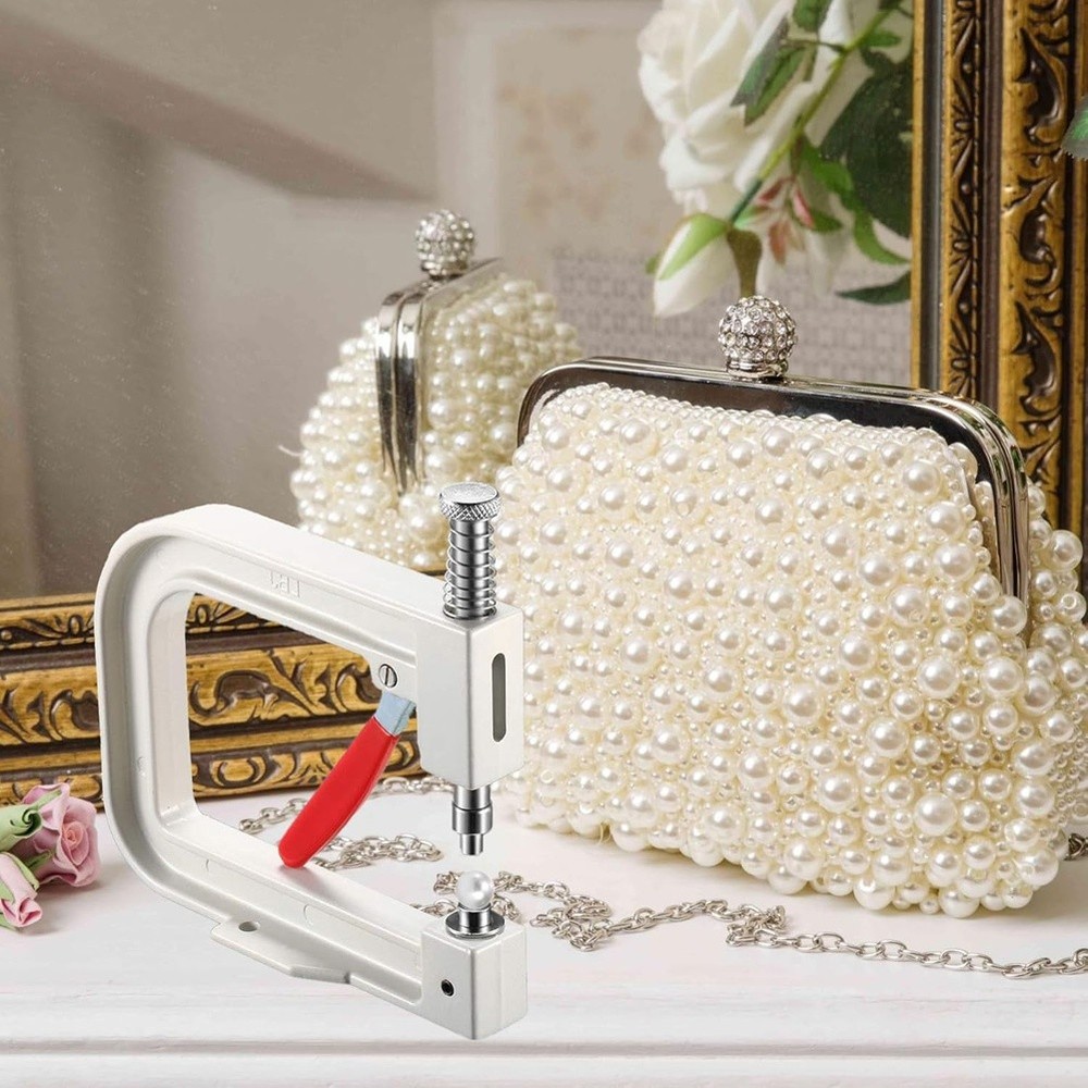 2X( Setting Machine, Bead Rivet Fixing Machine, 5 Sizes, Hand Press 6559