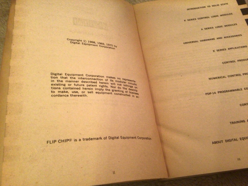 DEC DIGITAL CONTROL HANDBOOK, 1971