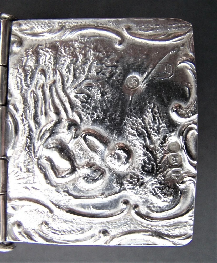 PRE-1888 SOLID SILVER HANAU MINIATURE SWING HANDLE BASKET .930 GRADE SILVER