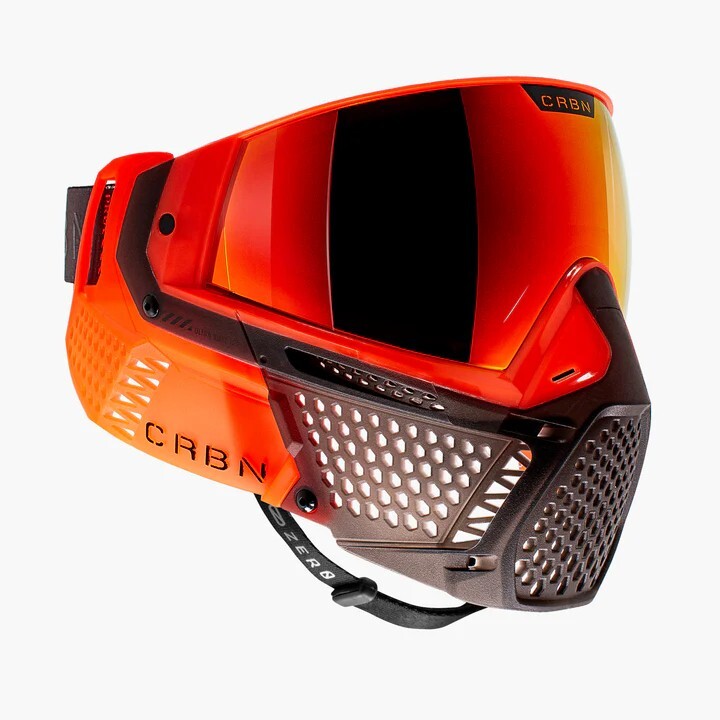CRBN Zero Pro Paintball Mask (Less Coverage) - Blaze