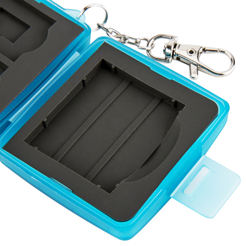 JJC Small Compact Memory Card Case For 1 CF + 2 SD SDHC SDXC + 2 TF MSD Micro SD