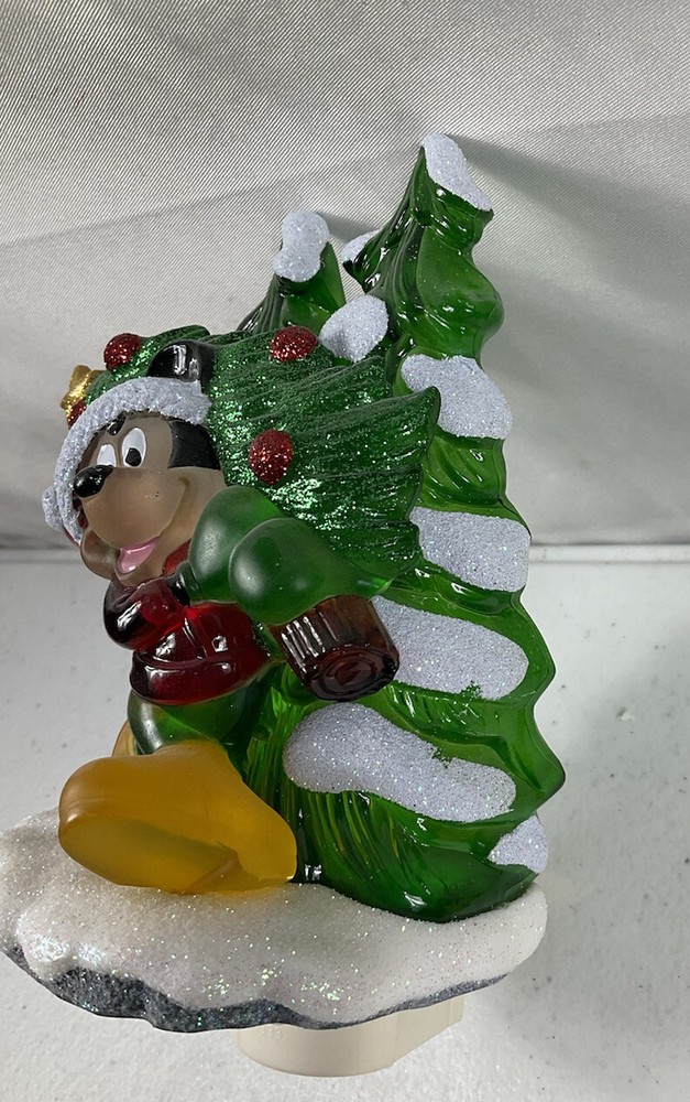 Disney Mickey Mouse With Christmas Tree Night Lite