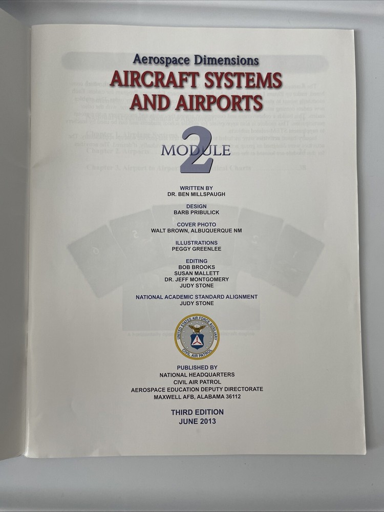 Aerospace Dimensions Aircraft Systems & Airports Module 2 Study Paperback Book