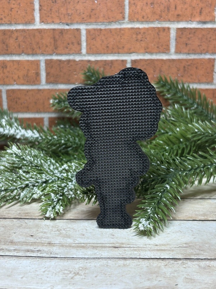 PVC Tactical Patch- Mr. Bean Patch - Hook Loop Morale Gun Soldier Bean Patch