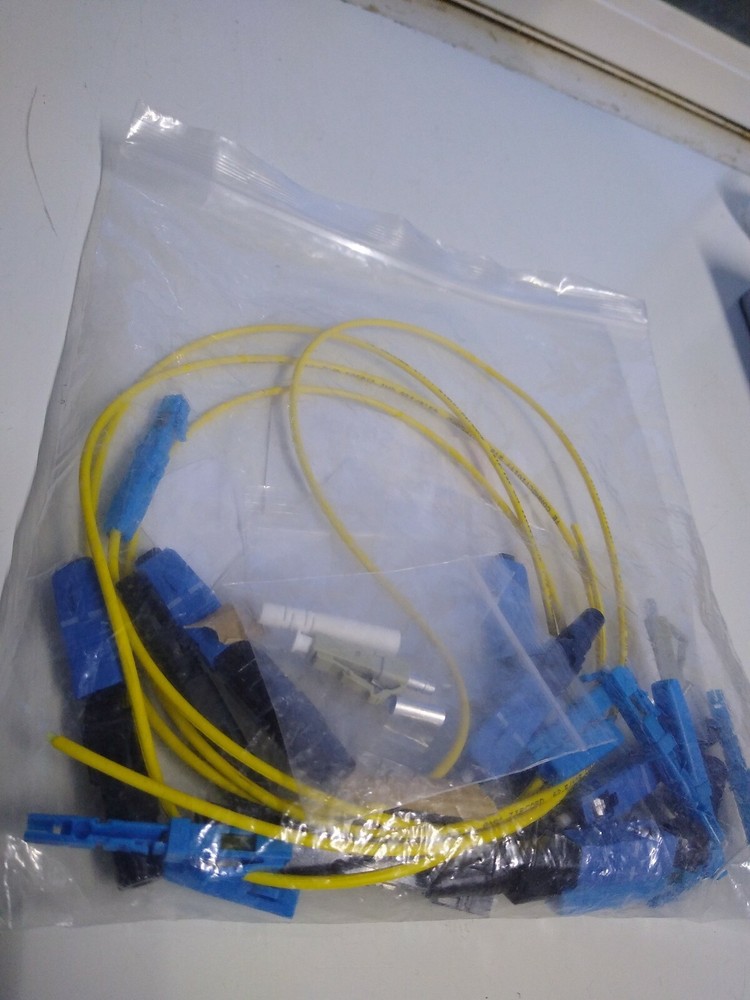 Fibershack Single Fiber Optical Patch Cord Multiple Piece Lot Ships FREE